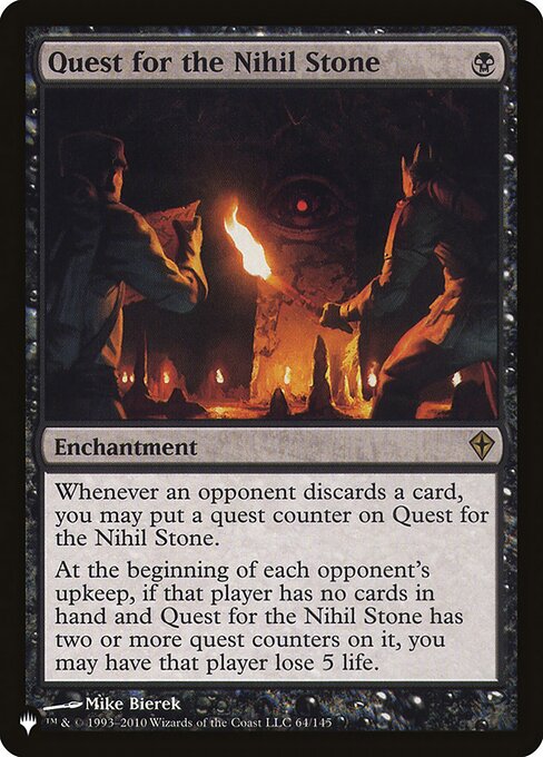Magic the Gathering Card - Quest for the Nihil Stone - MTG Circle