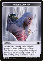 Magic the Gathering Card - Wrenn and Six Emblem - MTG Circle