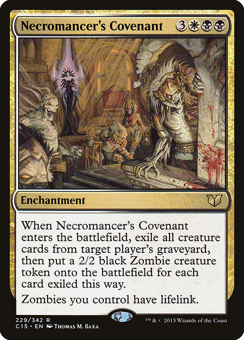 Magic the Gathering Card - Necromancer's Covenant - MTG Circle