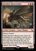 Magic the Gathering Card - Krenko's Buzzcrusher - MTG Circle