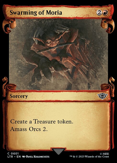 Magic the Gathering Card - Swarming of Moria - MTG Circle