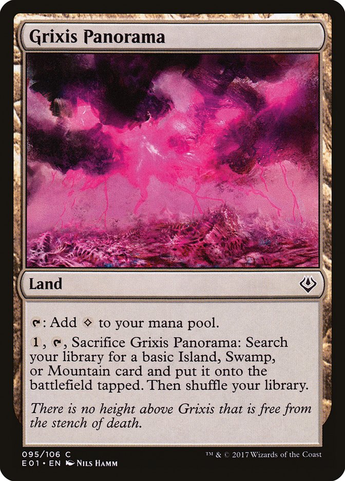Magic the Gathering Card - Grixis Panorama - MTG Circle