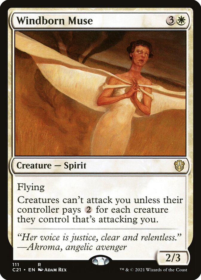 Magic the Gathering Card - Windborn Muse - MTG Circle
