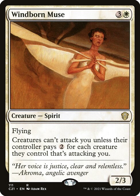 Magic the Gathering Card - Windborn Muse - MTG Circle