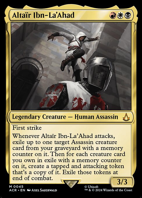 Magic the Gathering Card - Altaïr Ibn-La'Ahad - MTG Circle