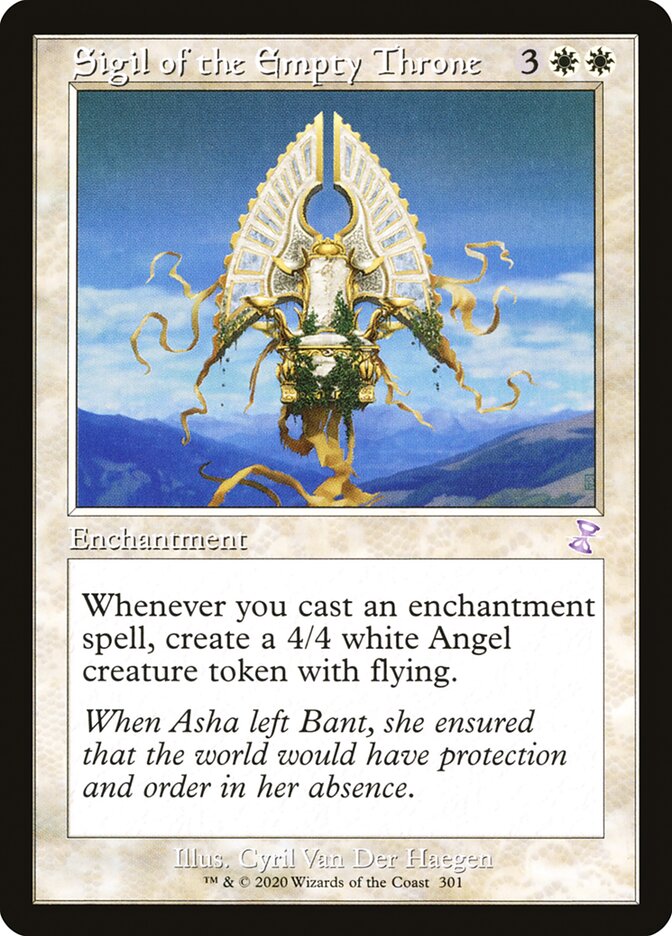 Magic the Gathering Card - Sigil of the Empty Throne - MTG Circle