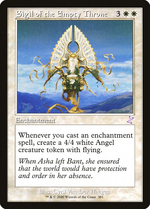 Magic the Gathering Card - Sigil of the Empty Throne - MTG Circle