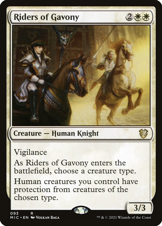 Magic the Gathering Card - Riders of Gavony - MTG Circle