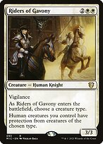 Magic the Gathering Card - Riders of Gavony - MTG Circle