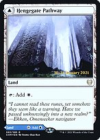 Magic the Gathering Card - Hengegate Pathway // Mistgate Pathway - MTG Circle