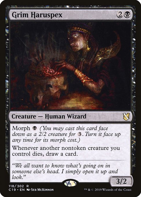Magic the Gathering Card - Grim Haruspex - MTG Circle