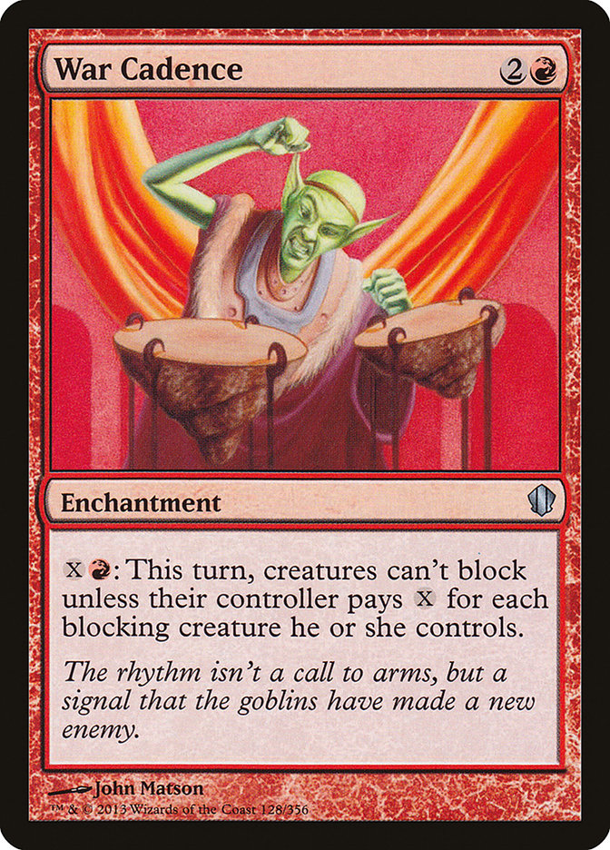 Magic the Gathering Card - War Cadence - MTG Circle