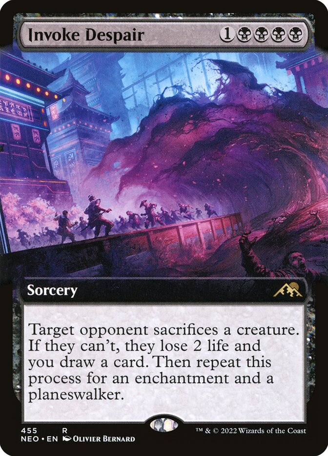 Magic the Gathering Card - Invoke Despair - MTG Circle