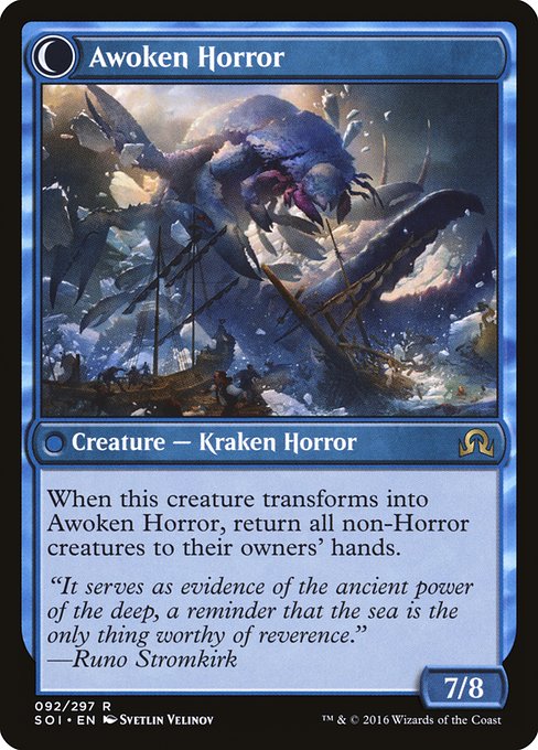 Magic the Gathering Card - Awoken Horror - MTG Circle