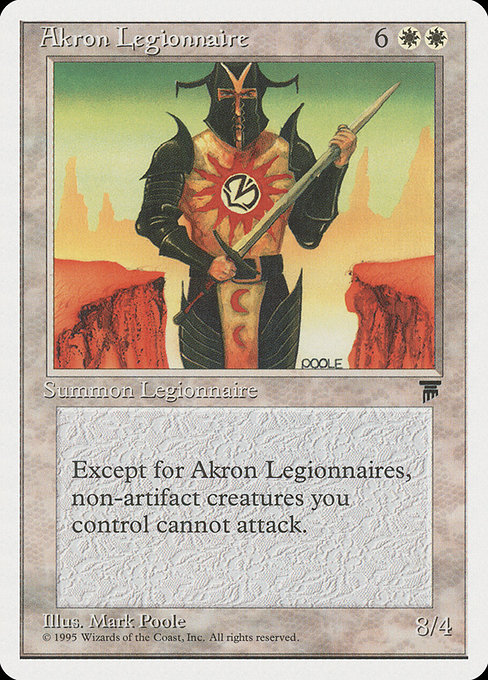 Magic the Gathering Card - Akron Legionnaire - MTG Circle