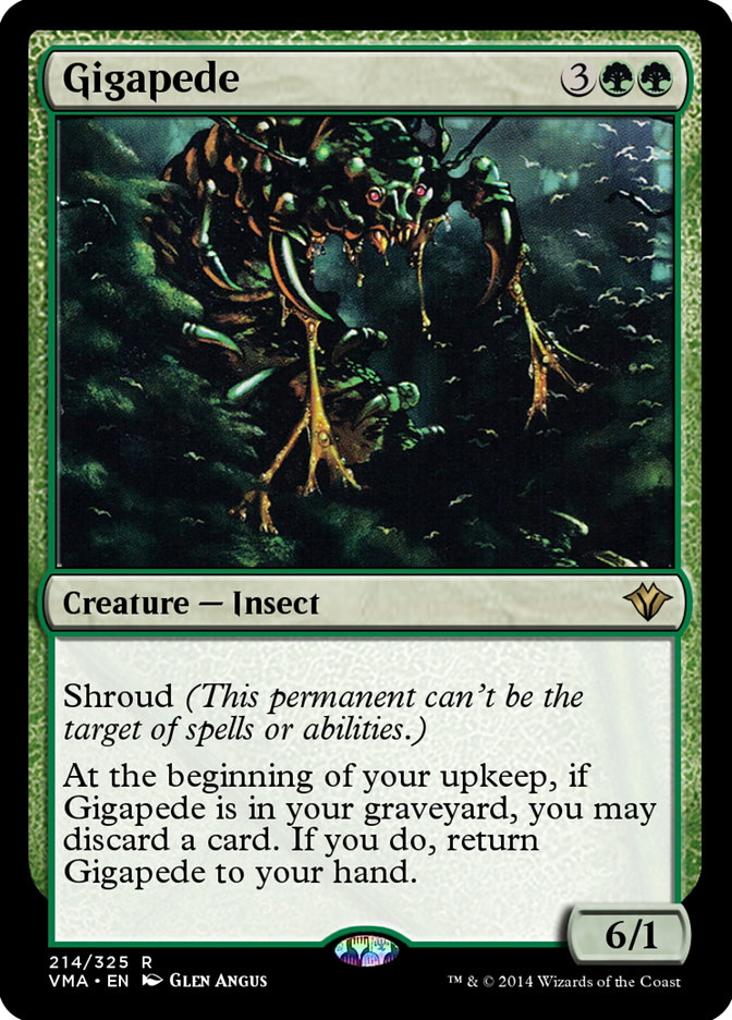 Magic the Gathering Card - Gigapede - MTG Circle