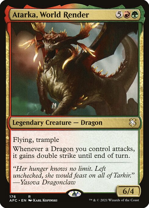 Magic the Gathering Card - Atarka, World Render - MTG Circle