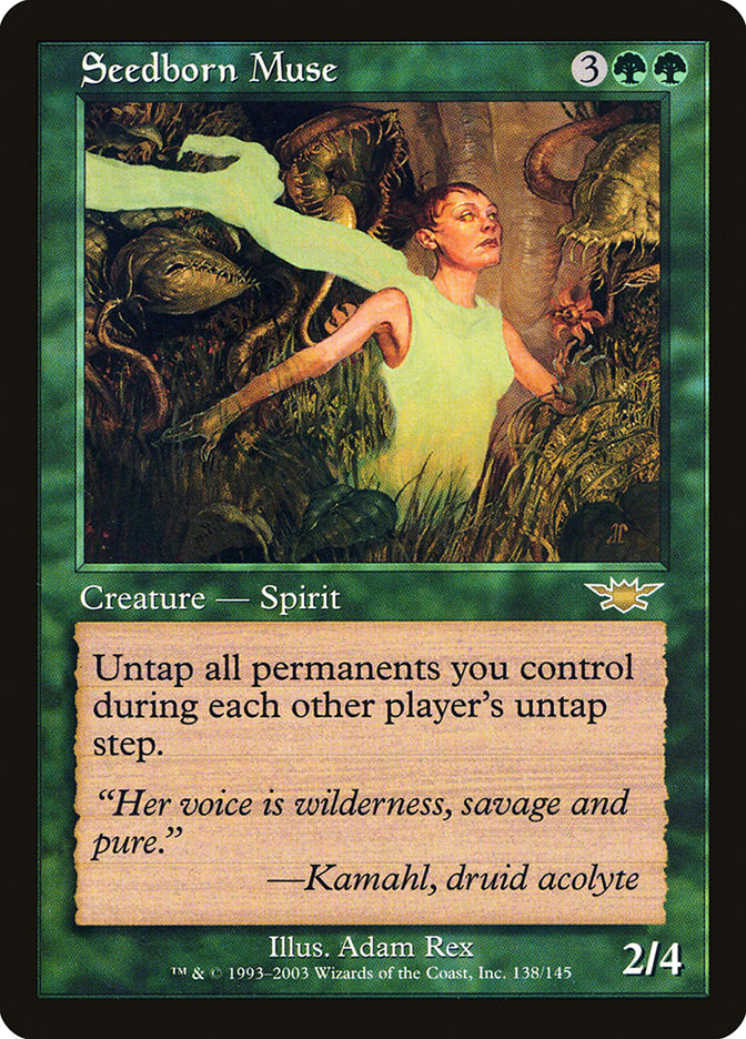 Magic the Gathering Card - Seedborn Muse - MTG Circle
