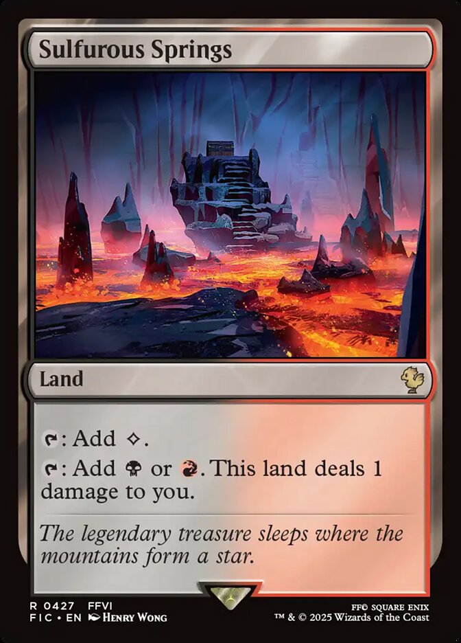 Magic the Gathering Card - Sulfurous Springs - MTG Circle