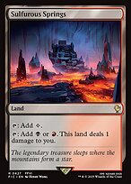Magic the Gathering Card - Sulfurous Springs - MTG Circle