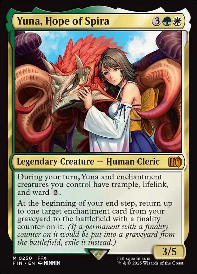 Magic the Gathering Card - Yuna, Hope of Spira - MTG Circle