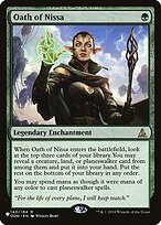 Magic the Gathering Card - Oath of Nissa - MTG Circle