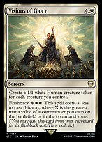 Magic the Gathering Card - Visions of Glory - MTG Circle