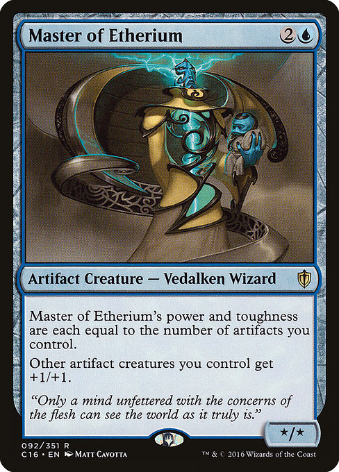 Magic the Gathering Card - Master of Etherium - MTG Circle