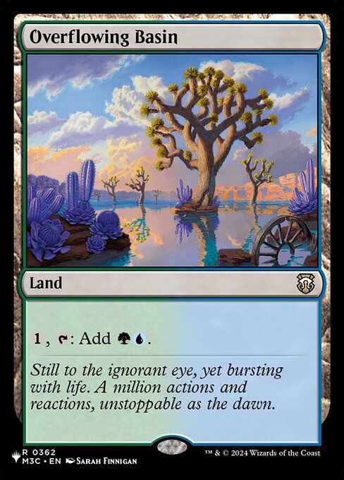 Magic the Gathering Card - Overflowing Basin - MTG Circle