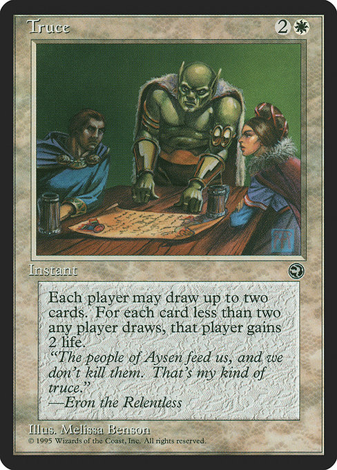 Magic the Gathering Card - Truce - MTG Circle