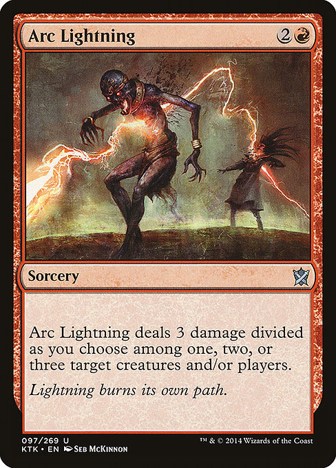 Magic the Gathering Card - Arc Lightning - MTG Circle