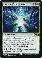 Magic the Gathering Card - Leyline of Abundance - MTG Circle