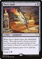 Magic the Gathering Card - Poet's Quill - MTG Circle