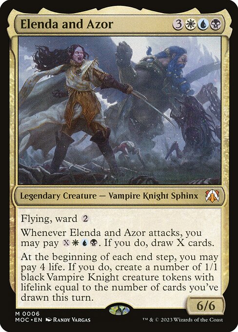 Magic the Gathering Card - Elenda and Azor - MTG Circle