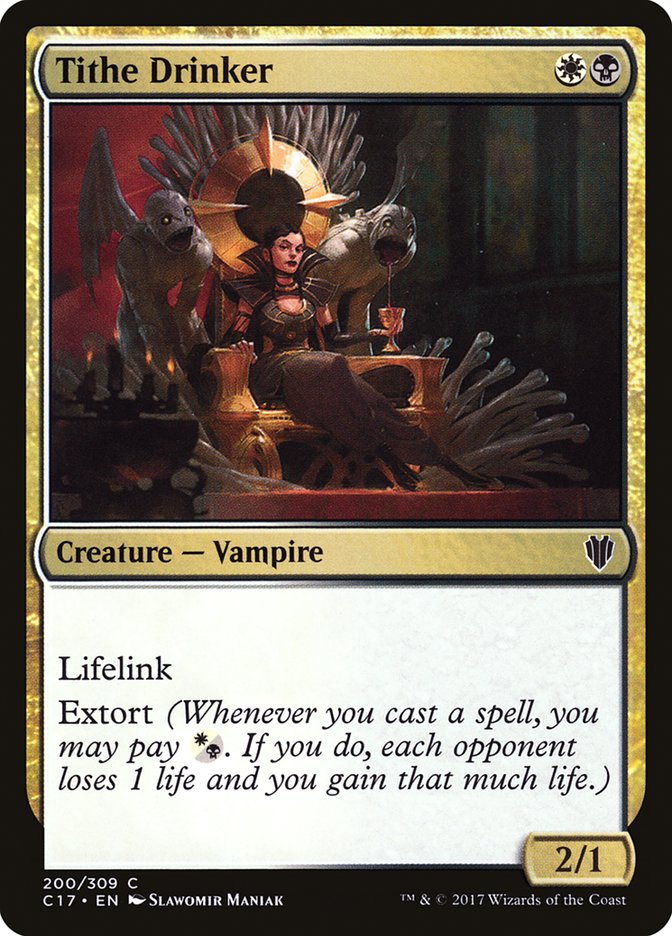 Magic the Gathering Card - Tithe Drinker - MTG Circle
