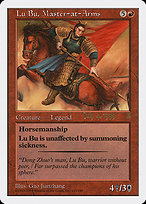 Magic the Gathering Card - Lu Bu, Master-at-Arms - MTG Circle