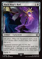 Magic the Gathering Card - Black Mage's Rod - MTG Circle
