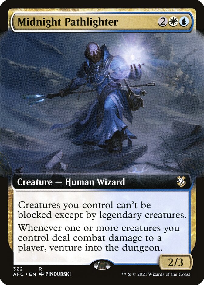 Magic the Gathering Card - Midnight Pathlighter - MTG Circle