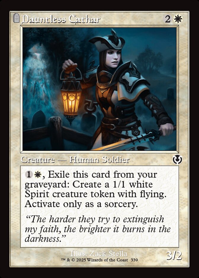 Magic the Gathering Card - Dauntless Cathar - MTG Circle