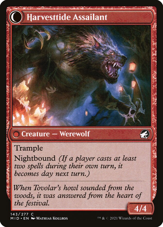 Magic the Gathering Card - Harvesttide Assailant - MTG Circle