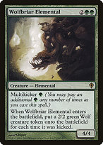 Magic the Gathering Card - Wolfbriar Elemental - MTG Circle