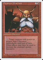 Magic the Gathering Card - Dwarven Warriors - MTG Circle