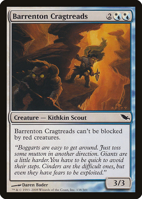Magic the Gathering Card - Barrenton Cragtreads - MTG Circle