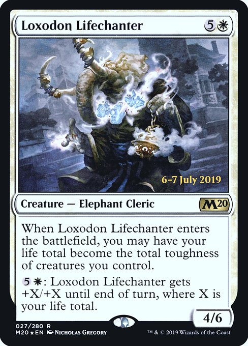 Magic the Gathering Card - Loxodon Lifechanter - MTG Circle