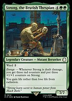 Magic the Gathering Card - Strong, the Brutish Thespian - MTG Circle