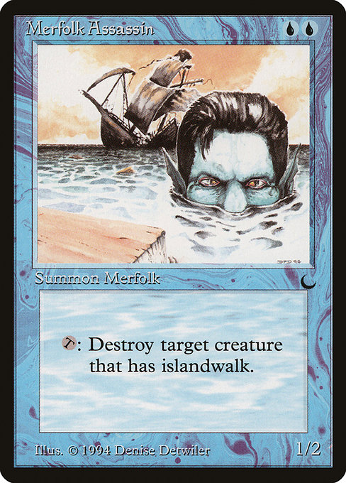 Magic the Gathering Card - Merfolk Assassin - MTG Circle