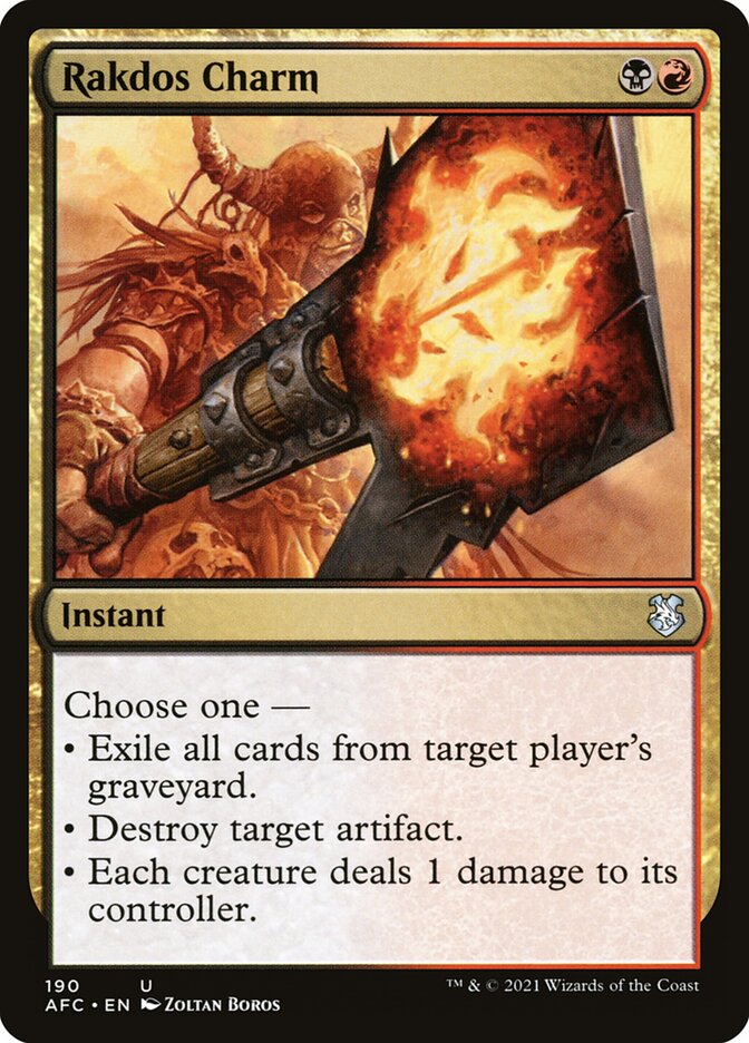 Magic the Gathering Card - Rakdos Charm - MTG Circle
