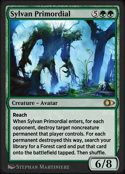 Magic the Gathering Card - Sylvan Primordial - MTG Circle