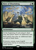 Magic the Gathering Card - Rites of Flourishing - MTG Circle