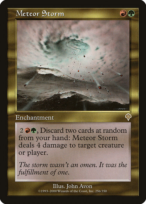 Magic the Gathering Card - Meteor Storm - MTG Circle